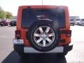 2012 Crush Orange Jeep Wrangler Unlimited Sahara 4x4  photo #6