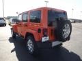 2012 Crush Orange Jeep Wrangler Unlimited Sahara 4x4  photo #7