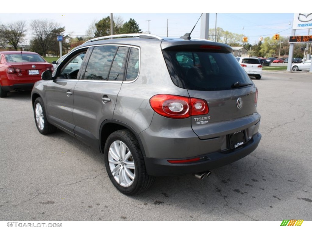 2010 Tiguan Wolfsburg Edition - Alpine Grey Metallic / Charcoal photo #4