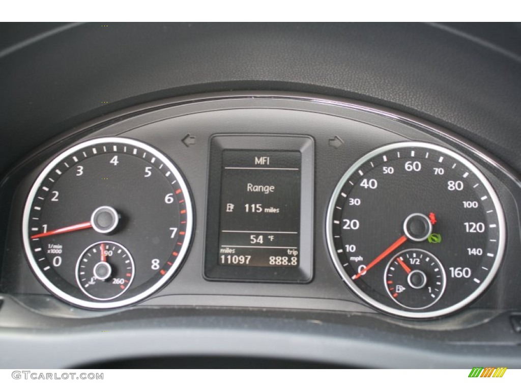 2010 Tiguan Wolfsburg Edition - Alpine Grey Metallic / Charcoal photo #10