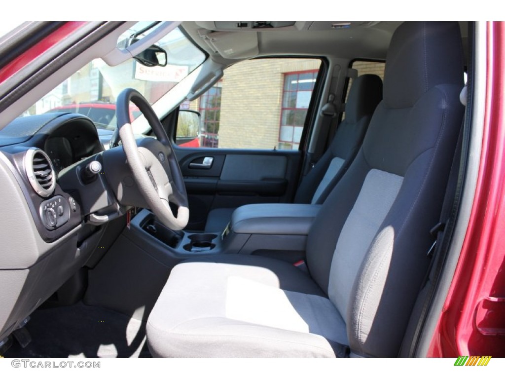 2003 Expedition XLT 4x4 - Laser Red Tinted Metallic / Flint Grey photo #10