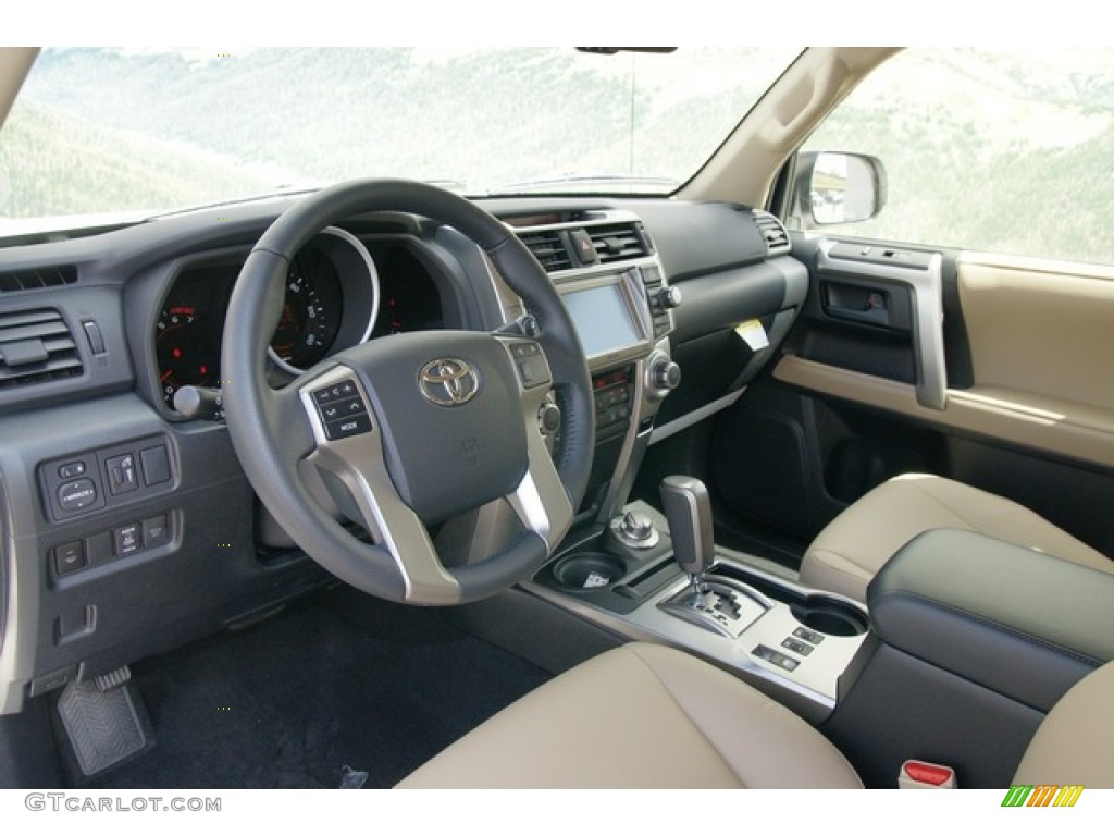 2012 4Runner Limited 4x4 - Blizzard White Pearl / Beige photo #4