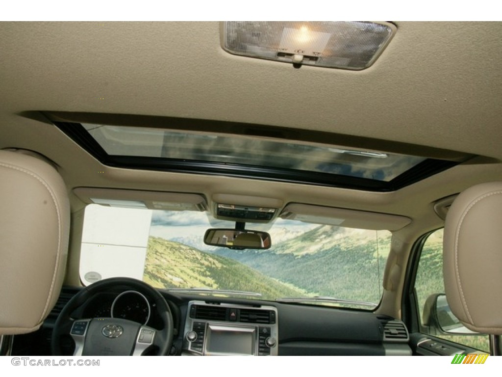 2012 4Runner Limited 4x4 - Blizzard White Pearl / Beige photo #9
