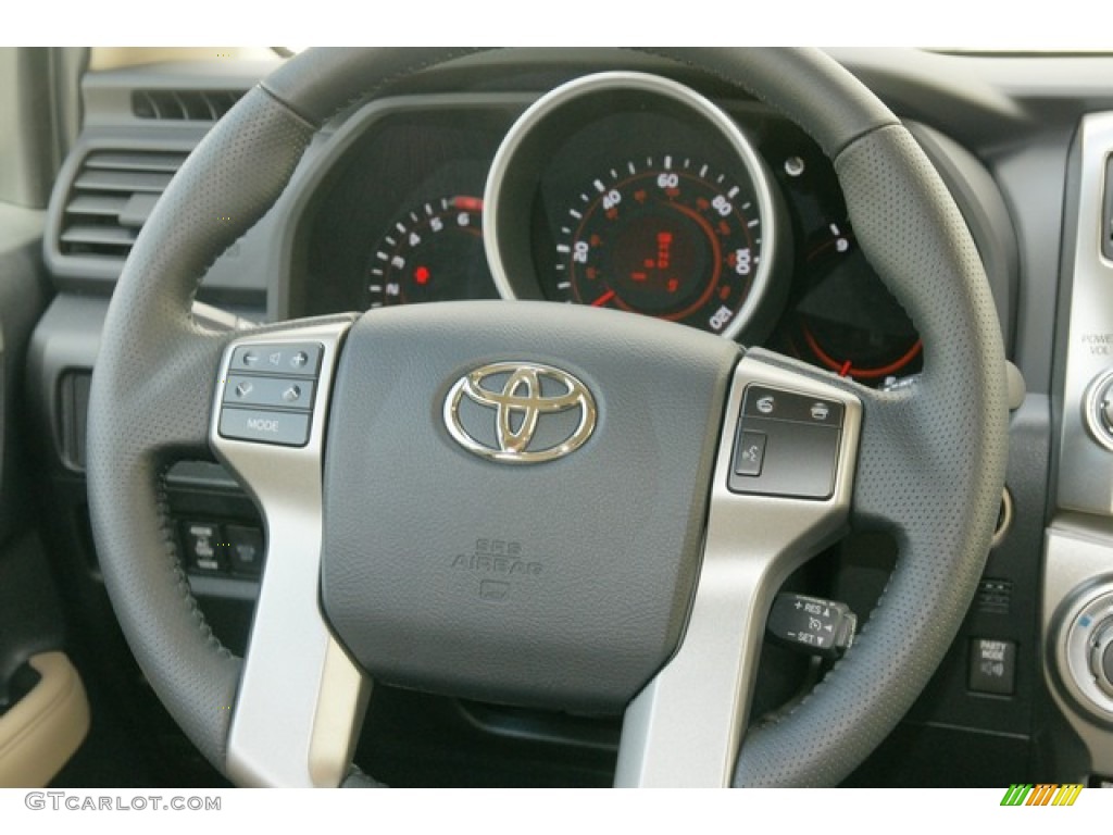 2012 4Runner Limited 4x4 - Blizzard White Pearl / Beige photo #11