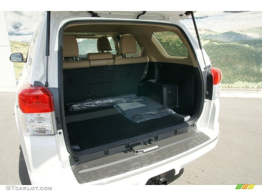 2012 4Runner Limited 4x4 - Blizzard White Pearl / Beige photo #14