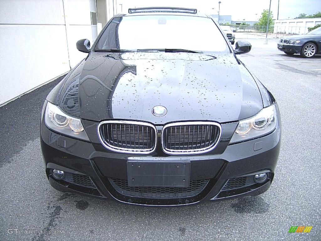 Black Sapphire Metallic 2011 BMW 3 Series 328i xDrive Sports Wagon Exterior Photo #64084901