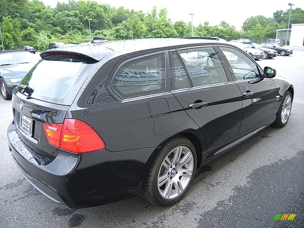 Black Sapphire Metallic 2011 BMW 3 Series 328i xDrive Sports Wagon Exterior Photo #64084919