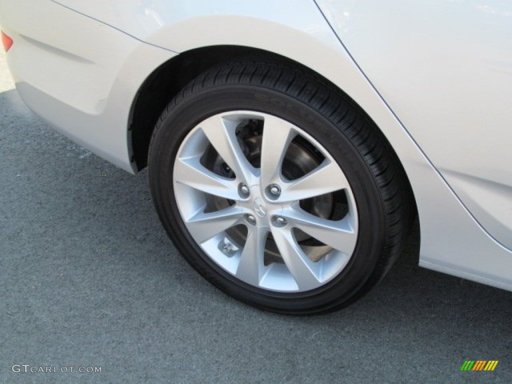 2012 Accent GLS 4 Door - Ironman Silver / Gray photo #3