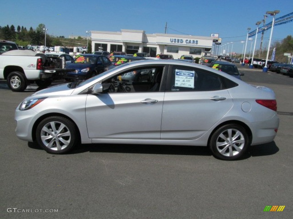 2012 Accent GLS 4 Door - Ironman Silver / Gray photo #6