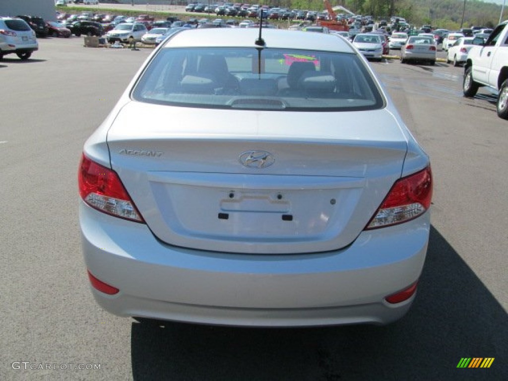 2012 Accent GLS 4 Door - Ironman Silver / Gray photo #8