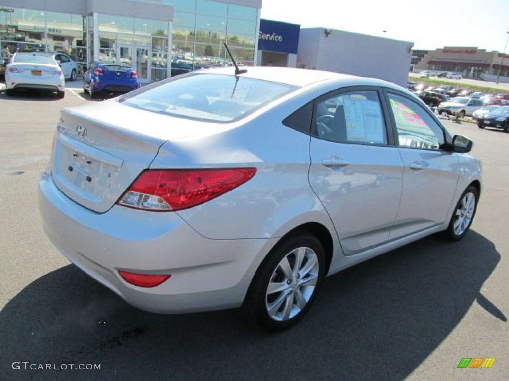 2012 Accent GLS 4 Door - Ironman Silver / Gray photo #9