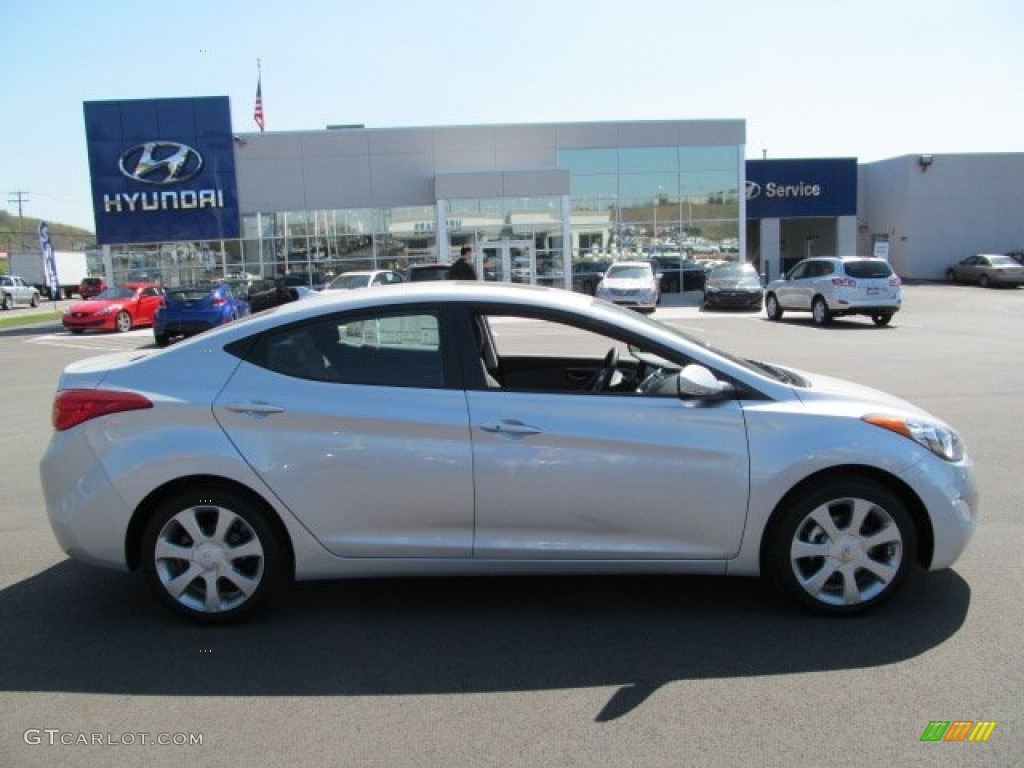 2012 Elantra Limited - Silver / Gray photo #2