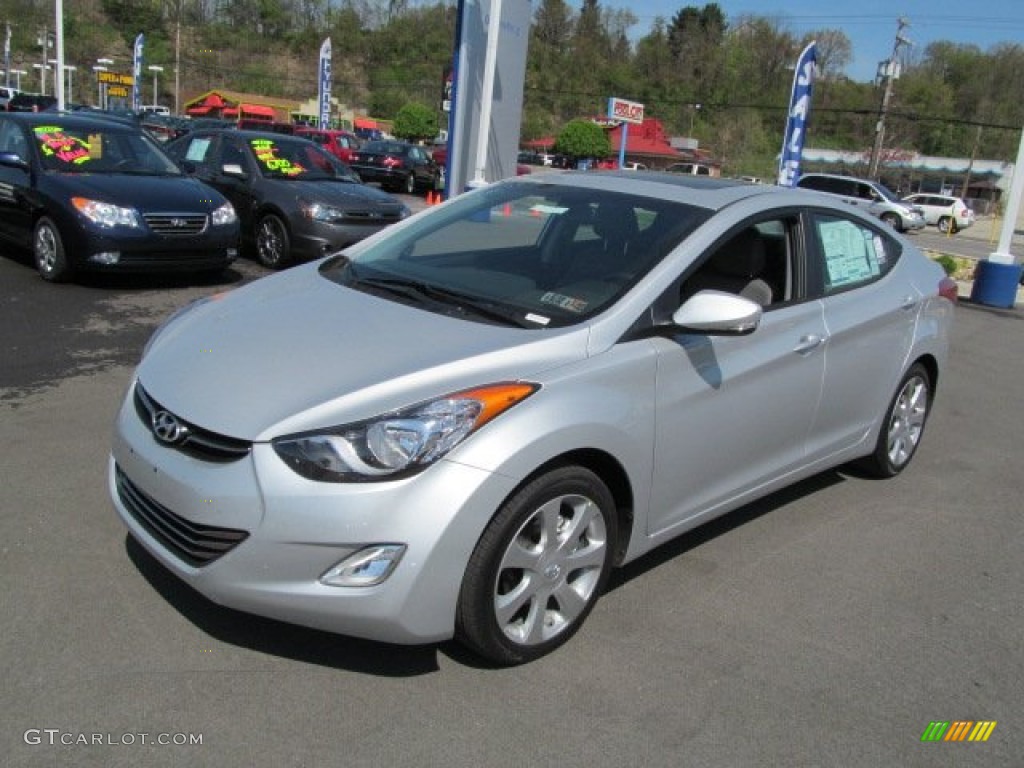 2012 Elantra Limited - Silver / Gray photo #4