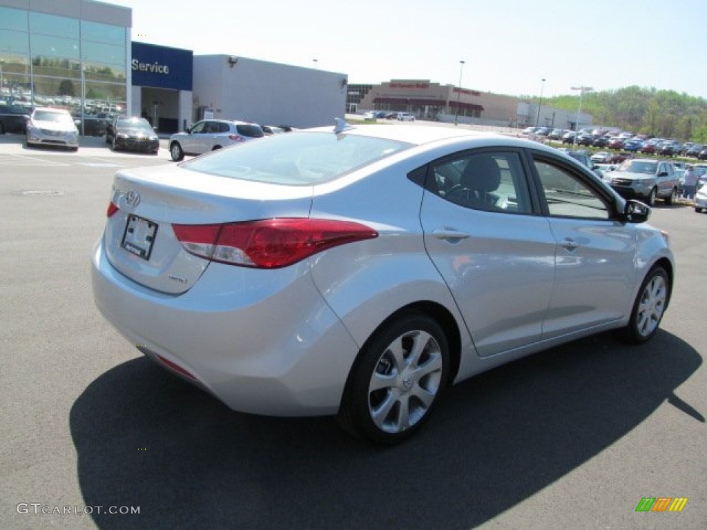 2012 Elantra Limited - Silver / Gray photo #5