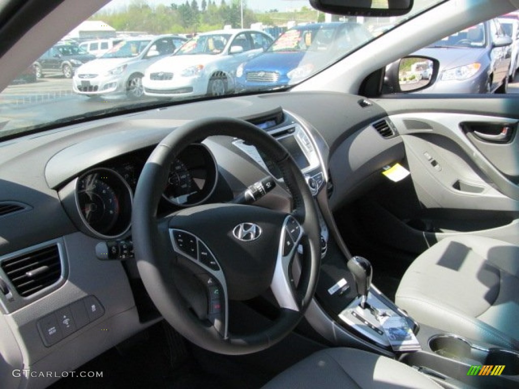 2012 Elantra Limited - Silver / Gray photo #7