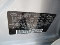 MTS: Silver 2012 Hyundai Elantra Limited Color Code