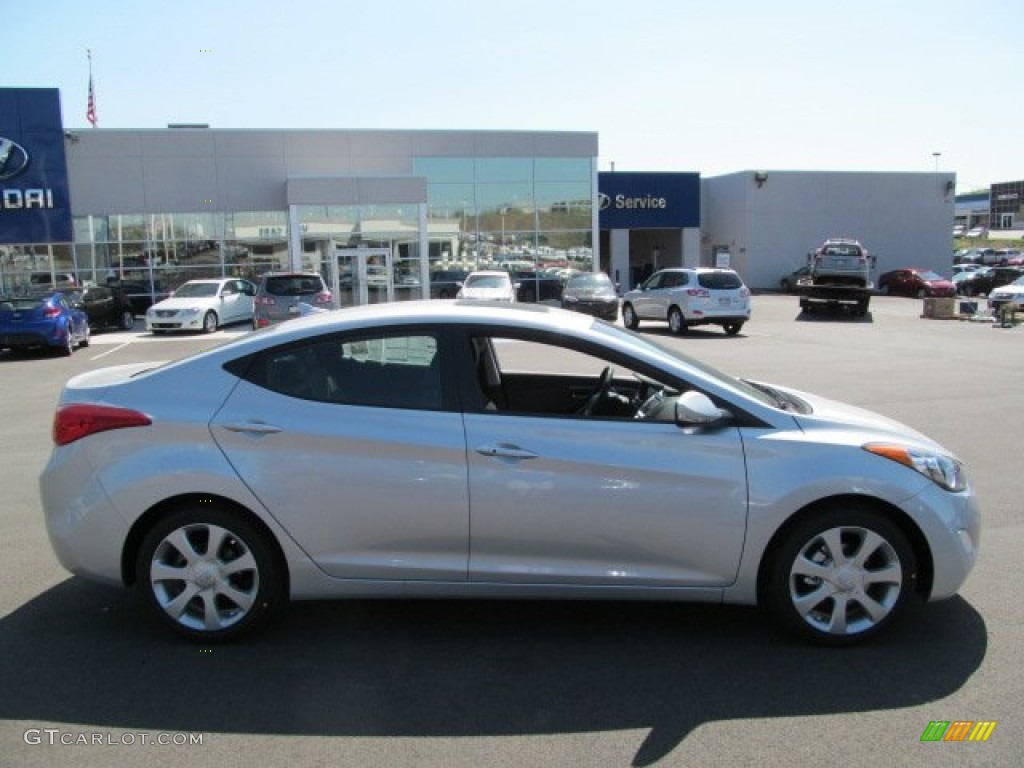 2012 Elantra Limited - Silver / Black photo #2