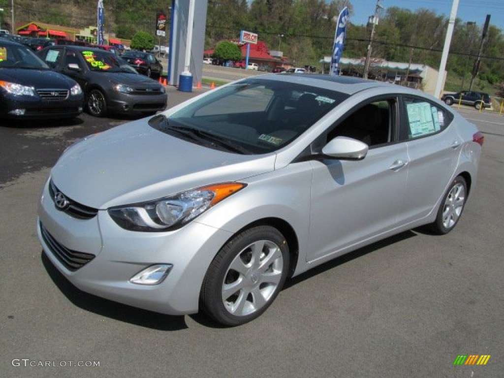 2012 Elantra Limited - Silver / Black photo #4