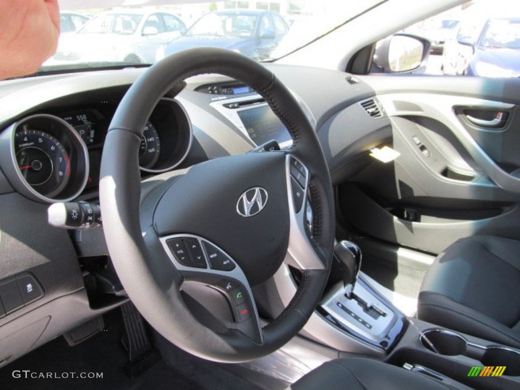 2012 Elantra Limited - Silver / Black photo #7