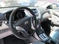 2012 Hyundai Elantra Gray Interior Steering Wheel Photo