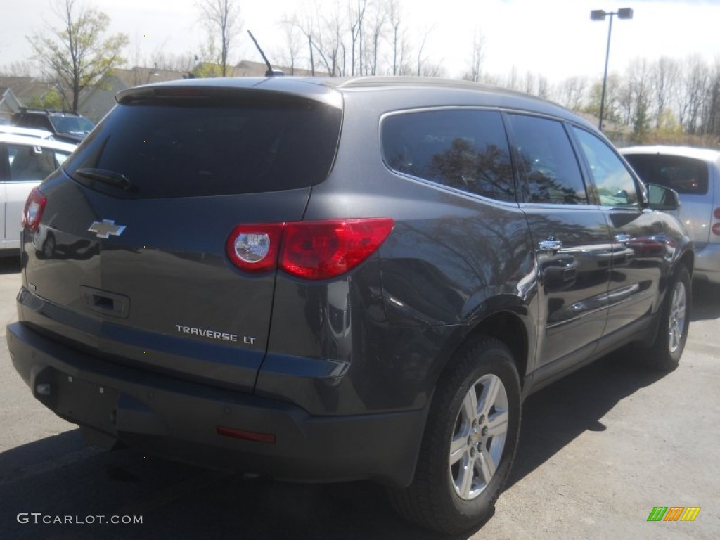 2011 Traverse LT AWD - Cyber Gray Metallic / Dark Gray/Light Gray photo #2