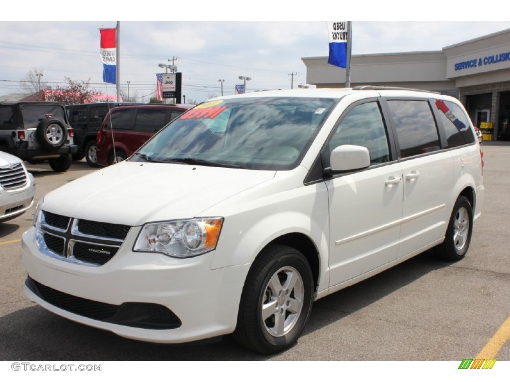 2011 Grand Caravan Mainstreet - Stone White / Black/Light Graystone photo #1