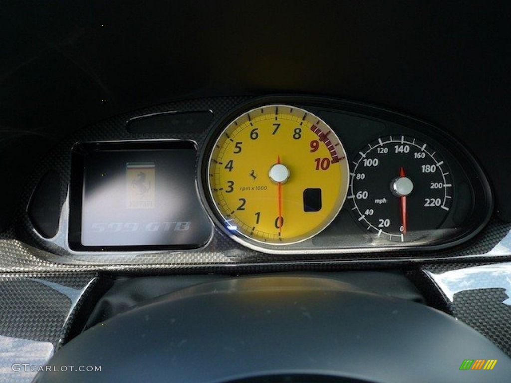 2010 Ferrari 599 GTB Fiorano Standard 599 GTB Fiorano Model Gauges Photos