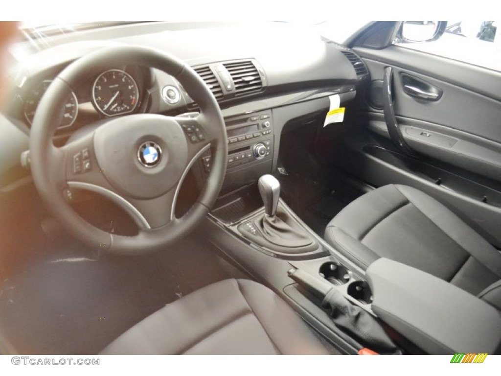 2012 1 Series 128i Coupe - Alpine White / Black photo #6