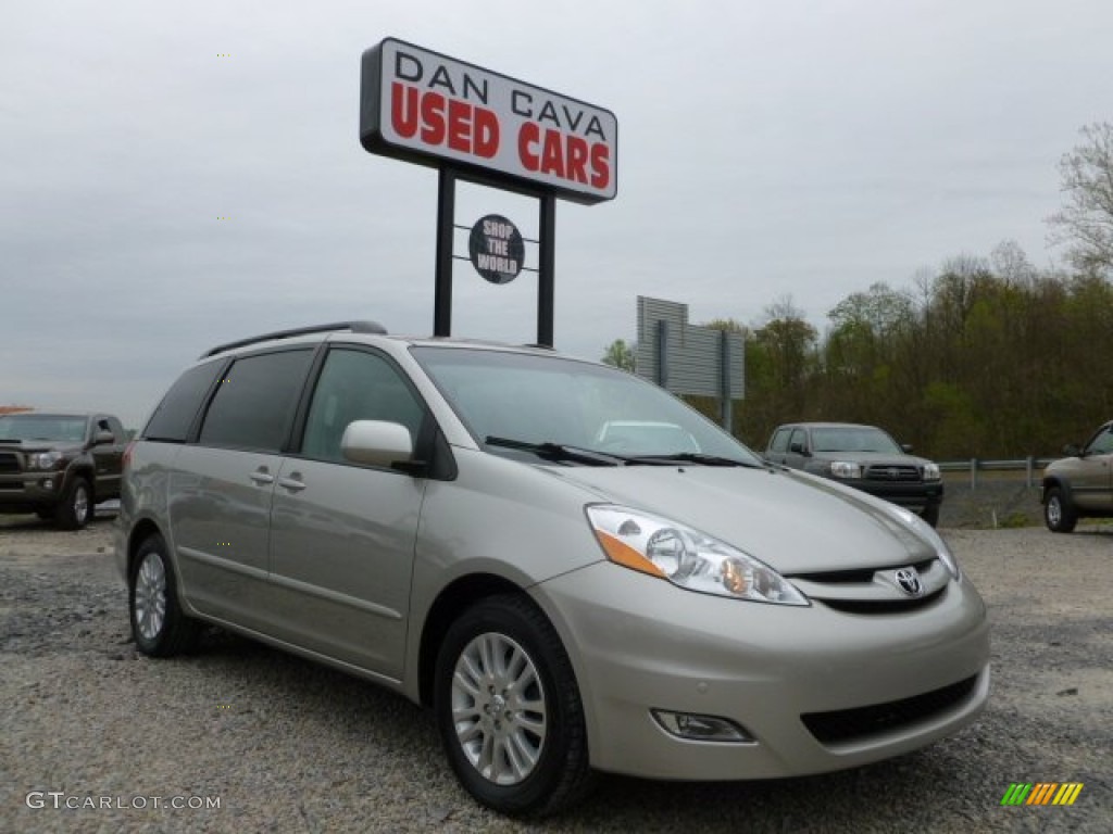 2010 Sienna XLE - Silver Shadow Pearl / Stone photo #1