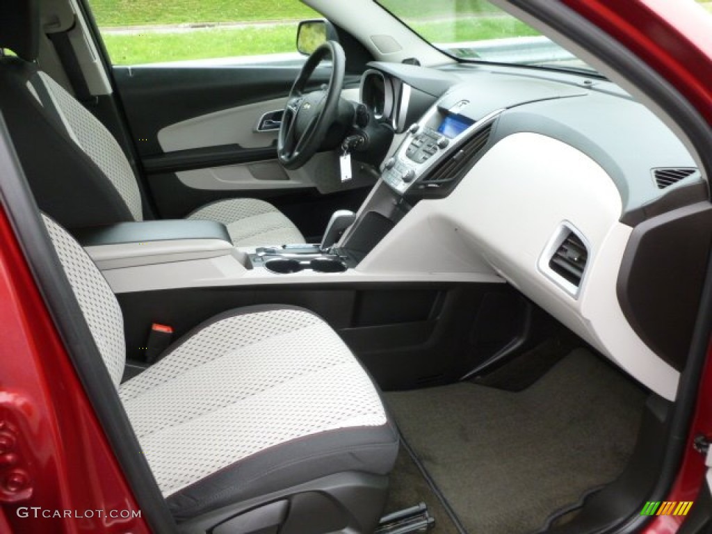 2010 Equinox LS AWD - Cardinal Red Metallic / Jet Black/Light Titanium photo #8