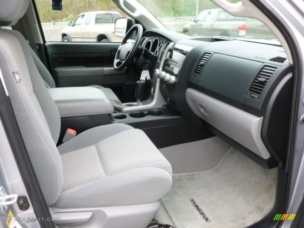 2010 Tundra TRD Double Cab 4x4 - Silver Sky Metallic / Graphite Gray photo #9