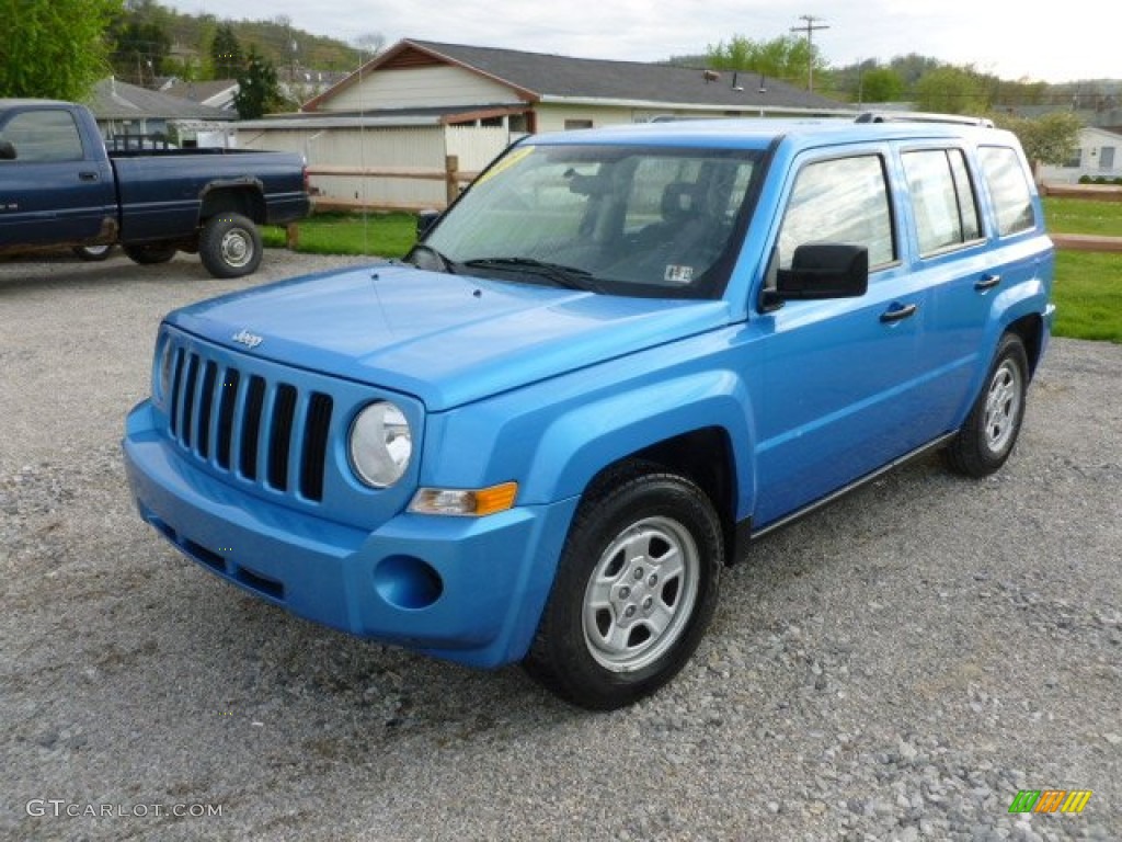 2009 Patriot Sport 4x4 - Surf Blue Pearl / Dark Slate Gray/Medium Slate Gray photo #1