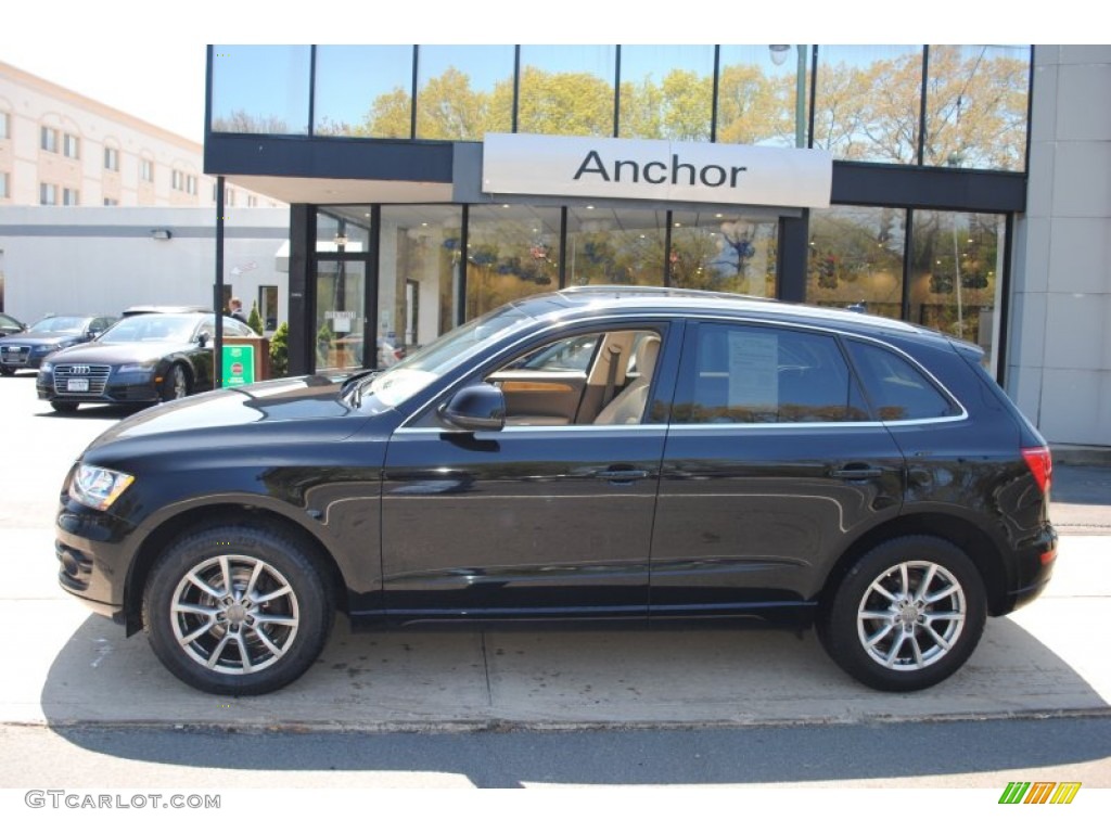 2009 Q5 3.2 Premium quattro - Brilliant Black / Cardamom Beige photo #3