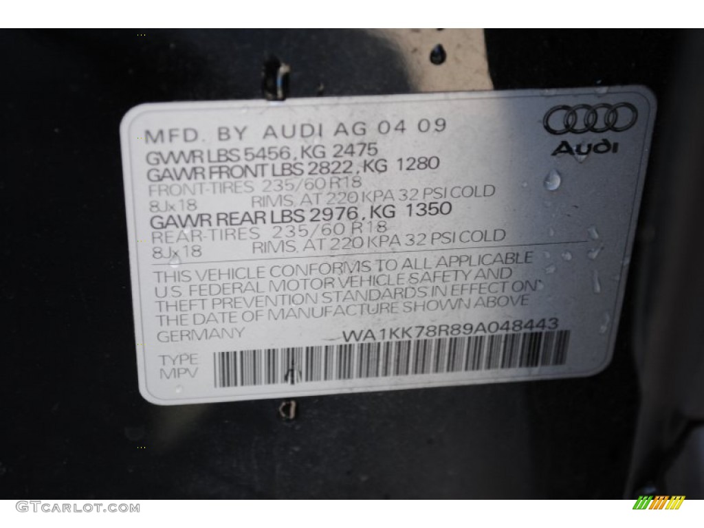 2009 Q5 3.2 Premium quattro - Brilliant Black / Cardamom Beige photo #15
