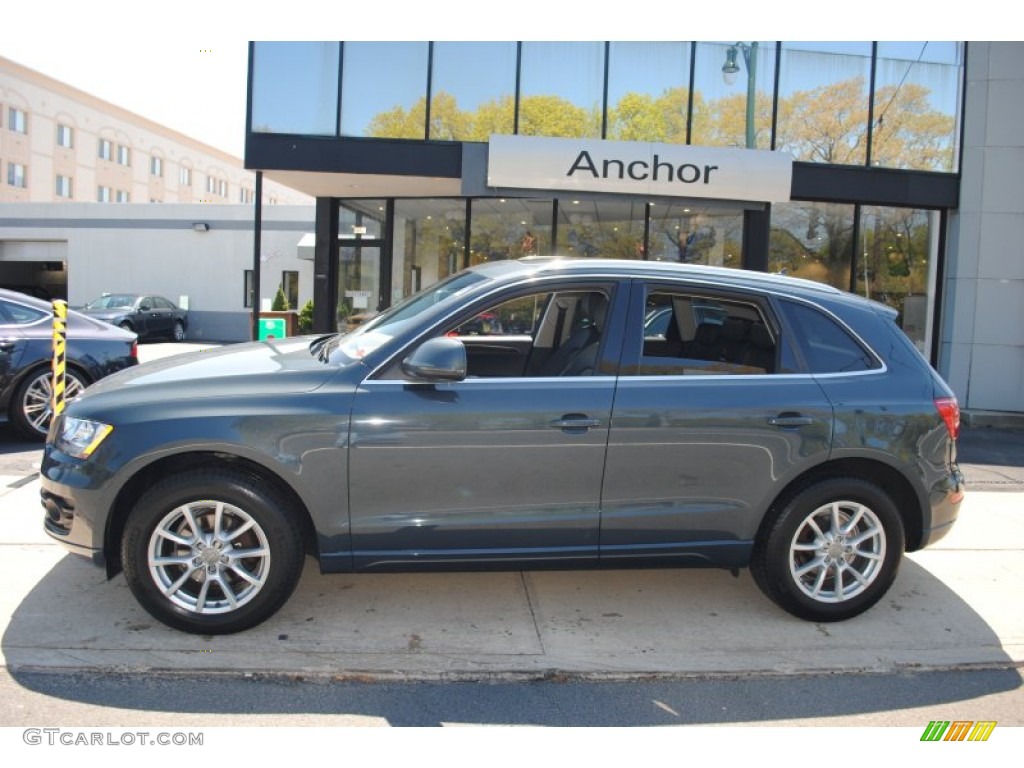 2009 Q5 3.2 Premium quattro - Meteor Gray Pearl Effect / Black photo #3