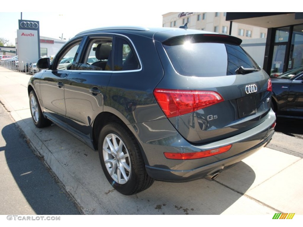 2009 Q5 3.2 Premium quattro - Meteor Gray Pearl Effect / Black photo #4