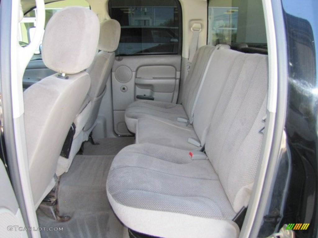 Dark Slate Gray Interior 2003 Dodge Ram 3500 SLT Quad Cab 4x4 Dually Photo #64096314