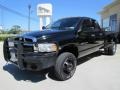 2003 Black Dodge Ram 3500 SLT Quad Cab 4x4 Dually  photo #5