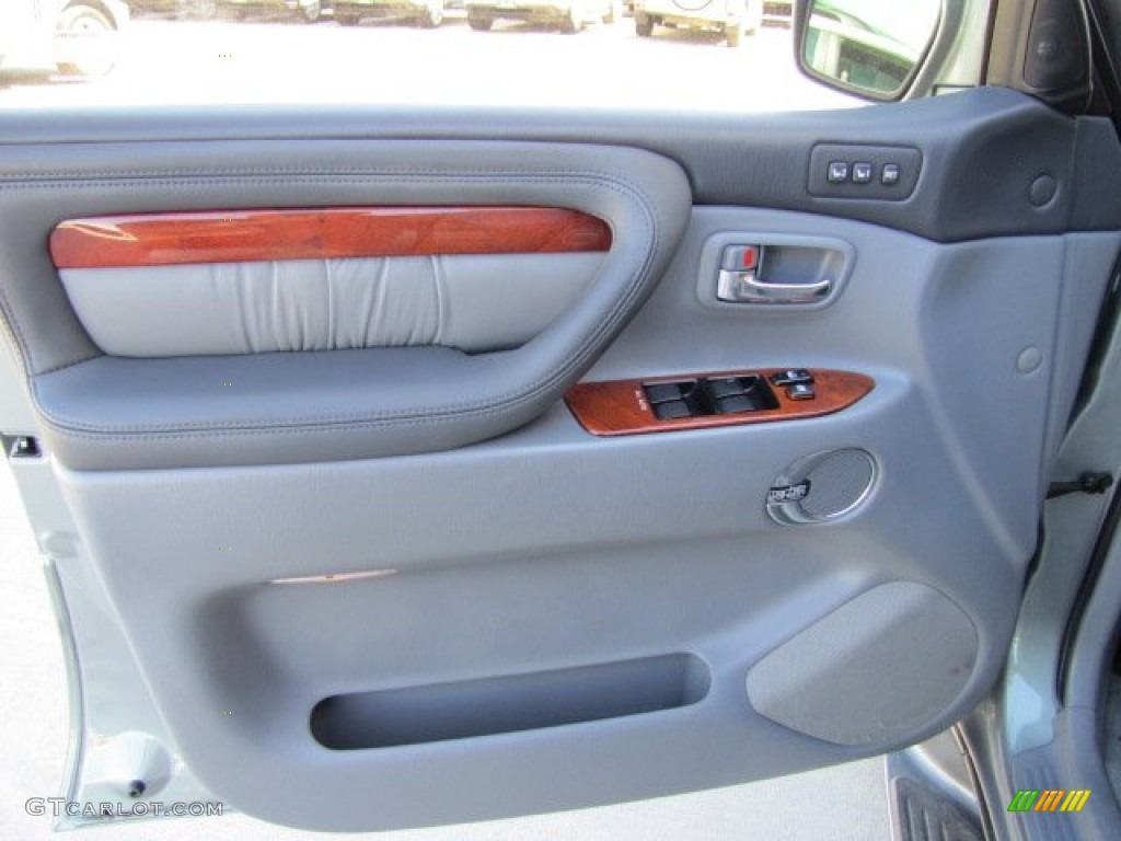 2001 Lexus LX 470 Gray Door Panel Photo #64096846