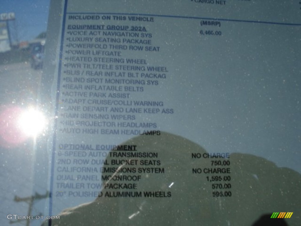 2013 Ford Explorer Limited 4WD Window Sticker Photo #64097159