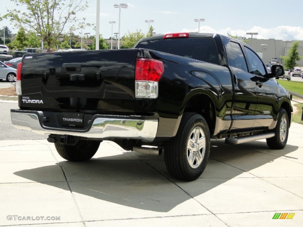 2010 Tundra Double Cab - Black / Black photo #6