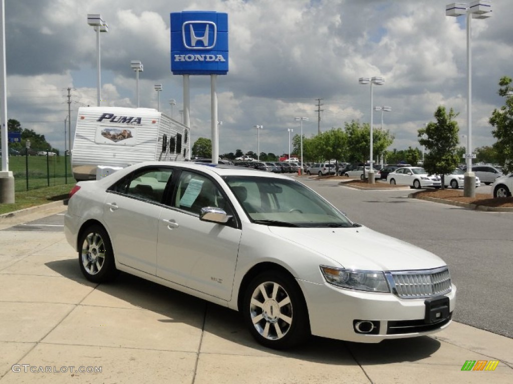 2008 MKZ Sedan - White Suede / Sand photo #2