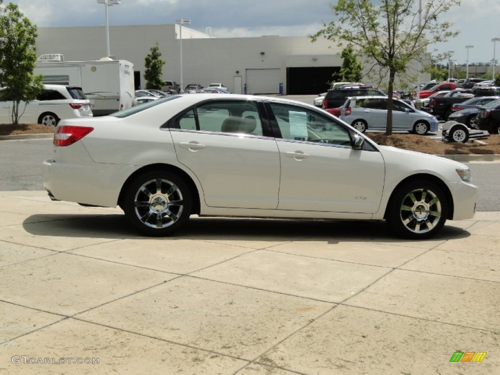 2008 MKZ Sedan - White Suede / Sand photo #4