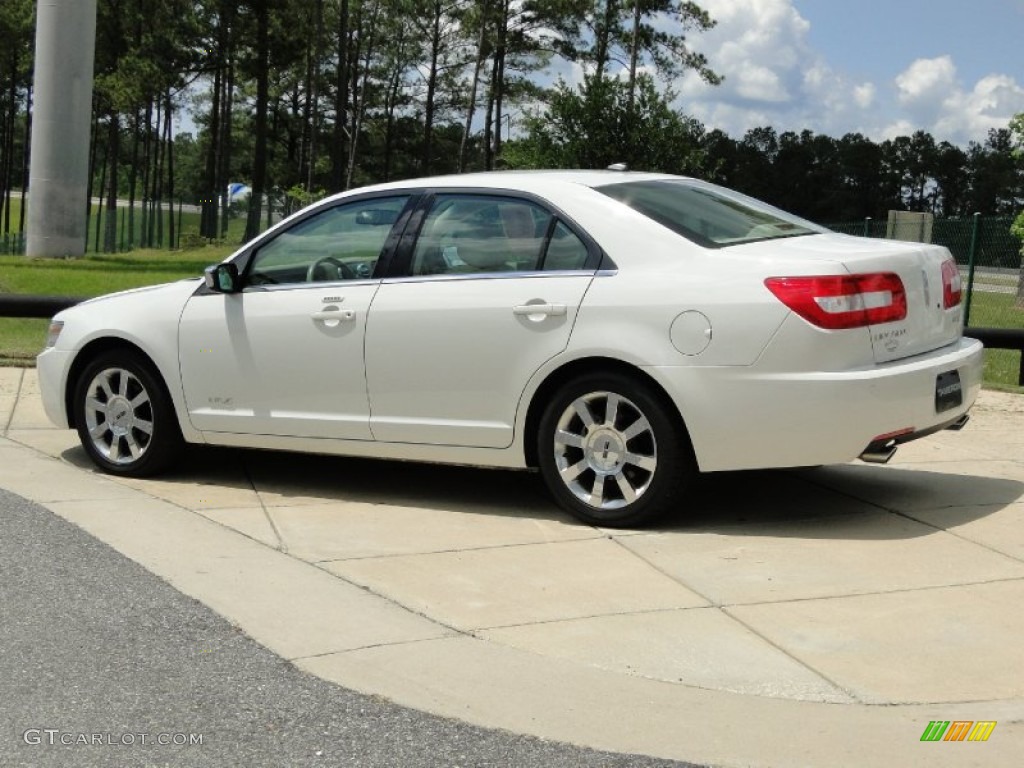 2008 MKZ Sedan - White Suede / Sand photo #7