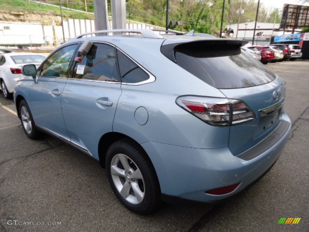2012 RX 350 AWD - Cerulean Blue Metallic / Light Gray photo #2