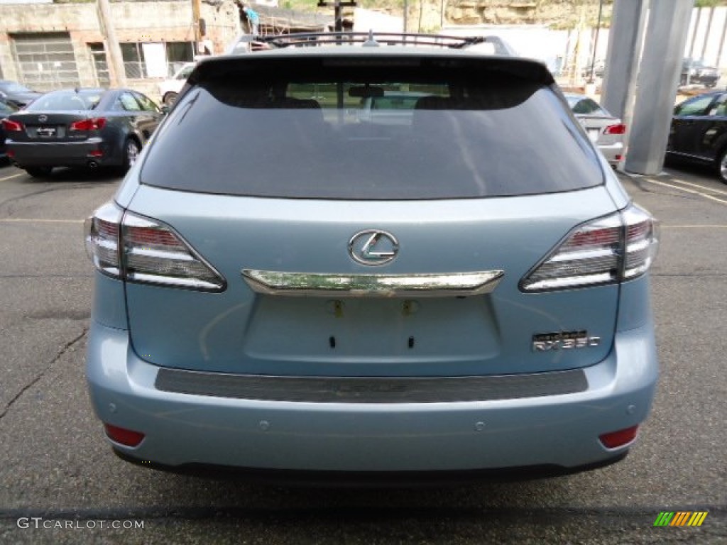 2012 RX 350 AWD - Cerulean Blue Metallic / Light Gray photo #3