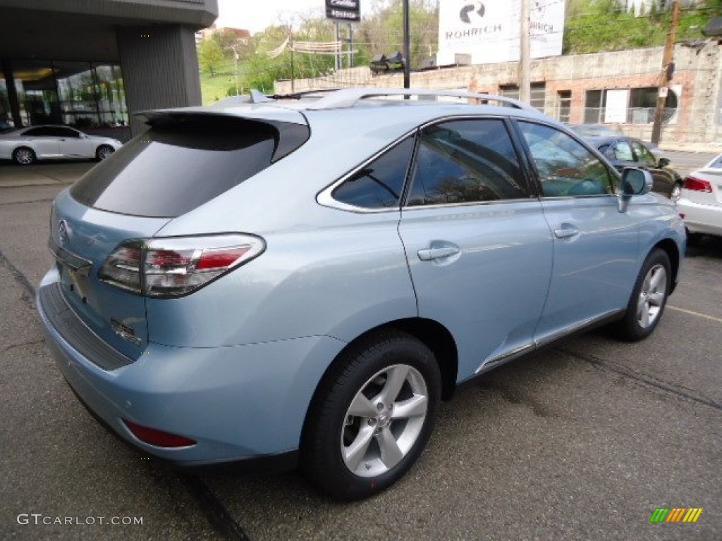 2012 RX 350 AWD - Cerulean Blue Metallic / Light Gray photo #4