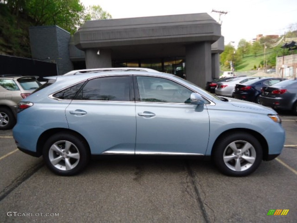 2012 RX 350 AWD - Cerulean Blue Metallic / Light Gray photo #5