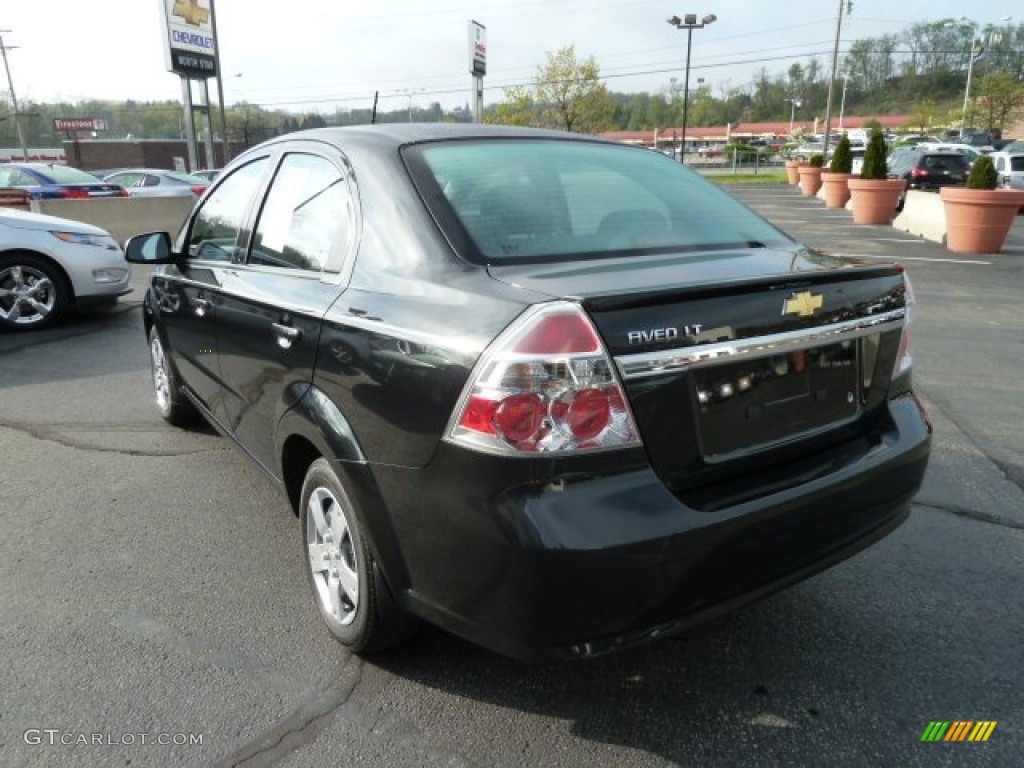 2010 Aveo LT Sedan - Black Granite / Charcoal photo #5