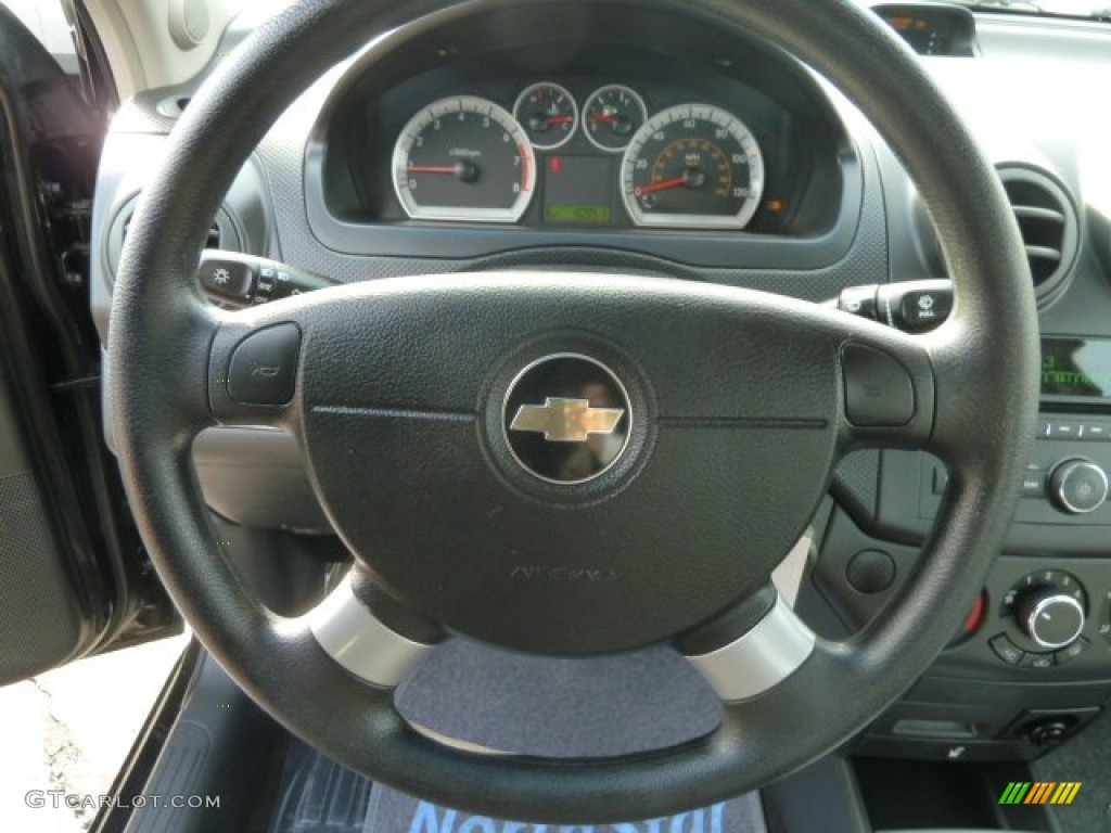 2010 Aveo LT Sedan - Black Granite / Charcoal photo #17